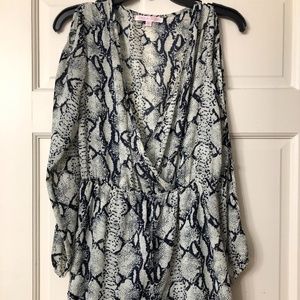 Day & Night Snakeskin Romper